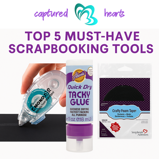 ✂️ My Top 5 Must-Have Tools for Scrapbooking (That I Reach for Every Single Time)