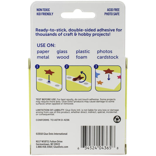 Glue Dots .5" (13mm) Craft Dot Roll