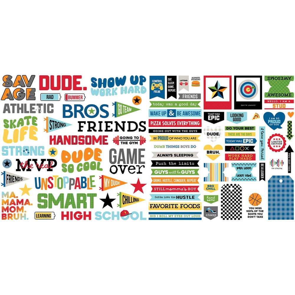 Bella Blvd Cardstock Ephemera Words - Carson