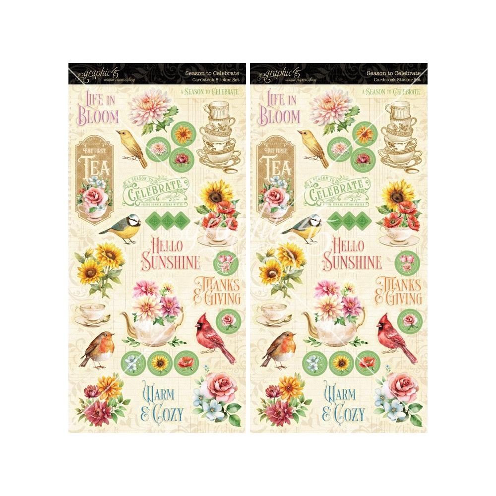 Graphic 45 Sticker Set - Season To Celebrate