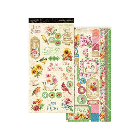 Graphic 45 Sticker Set - Season To Celebrate