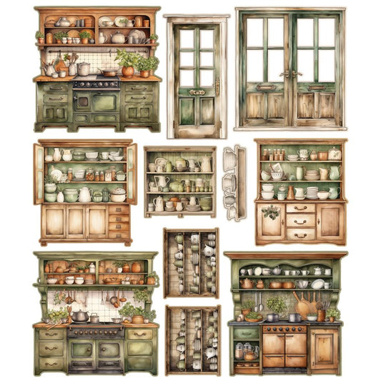 Cottagecore Die-Cuts Elements