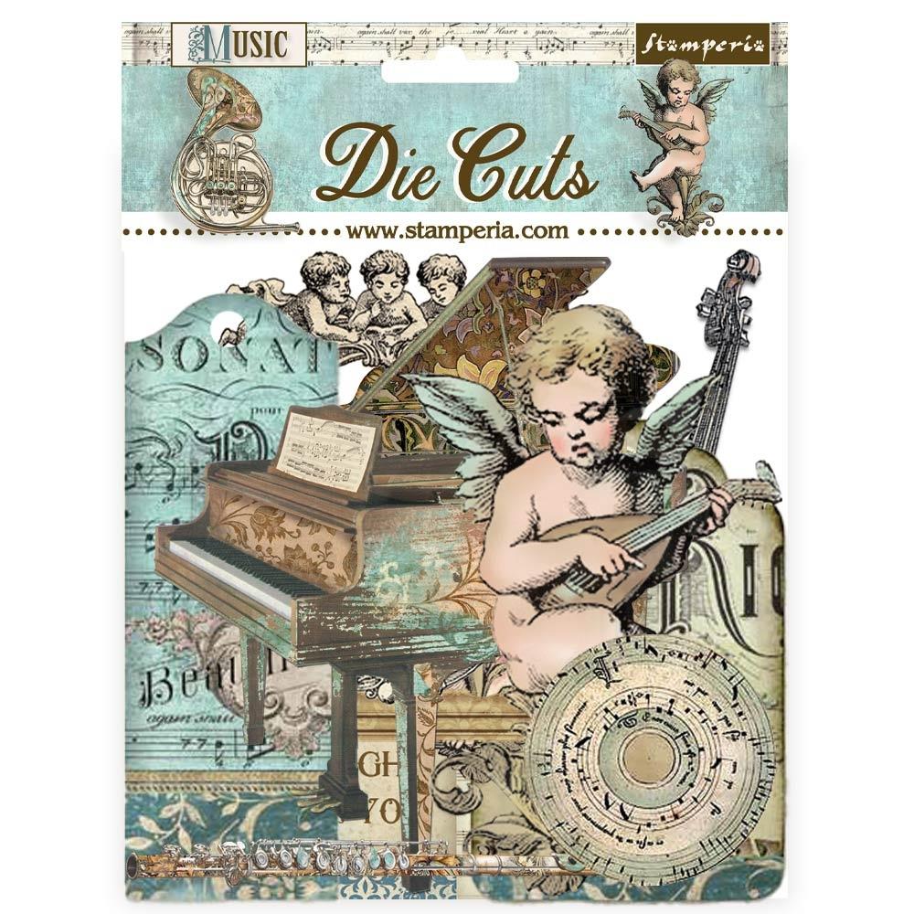 Music - Stamperia Die-Cuts