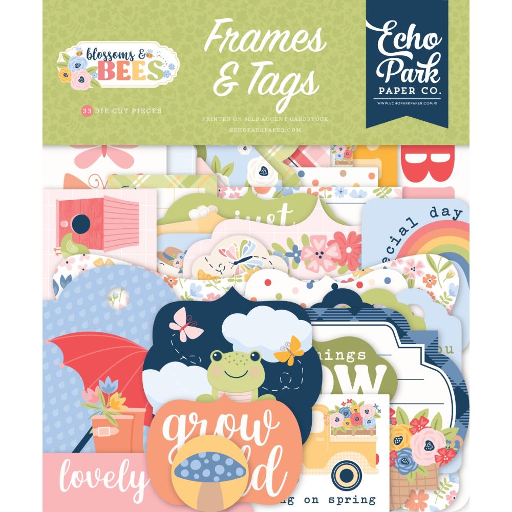 Blossoms And Bees - Frames & Tags