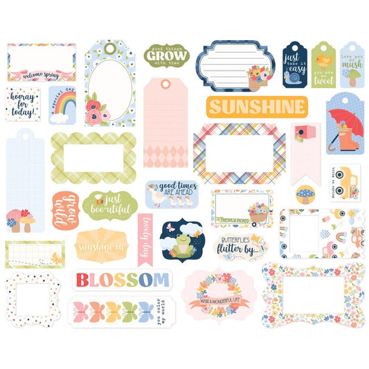 Blossoms And Bees - Frames & Tags