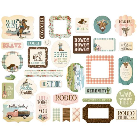 Cowgirl Ephemera - Icons