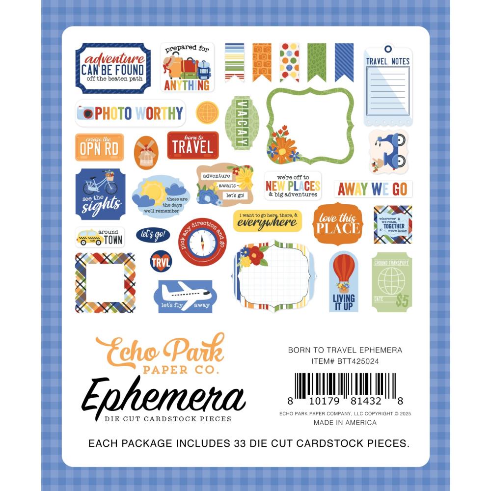 Born To Travel Ephemera