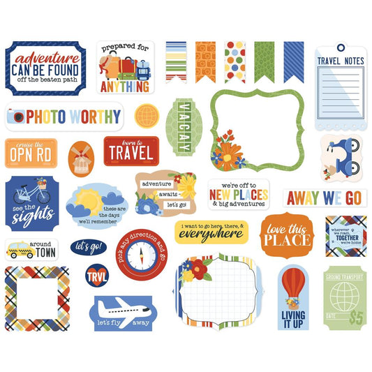 Born To Travel Ephemera - Icons