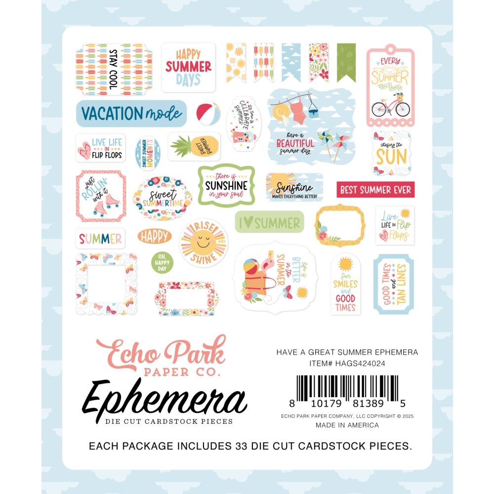 Have A Great Summer Ephemera