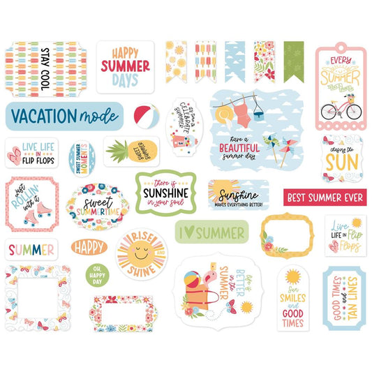 Have A Great Summer Ephemera Icons