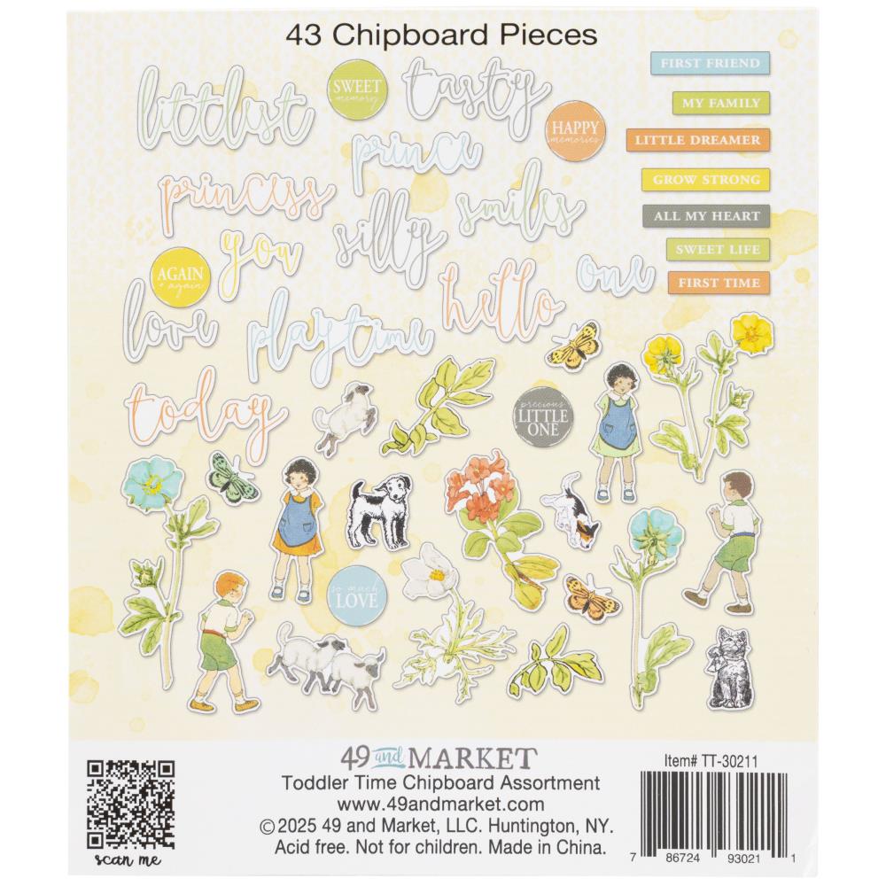 Toddler Time Chipboard Assortment