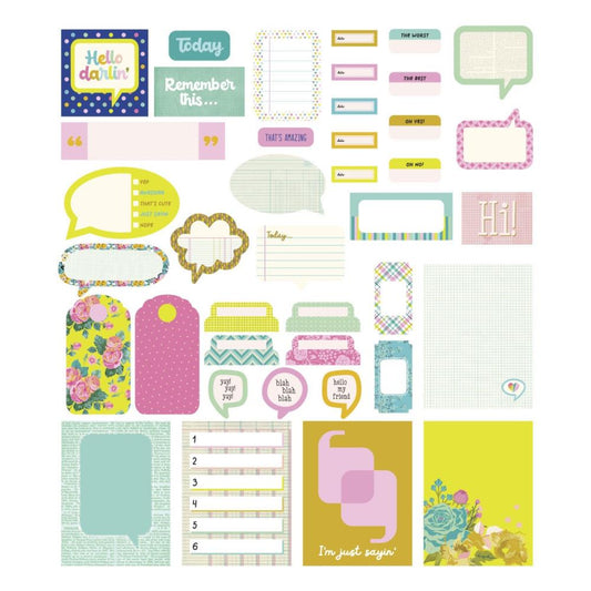 Spellbinders Writable Die Cuts by Kelly Bangs - Just Sayin'