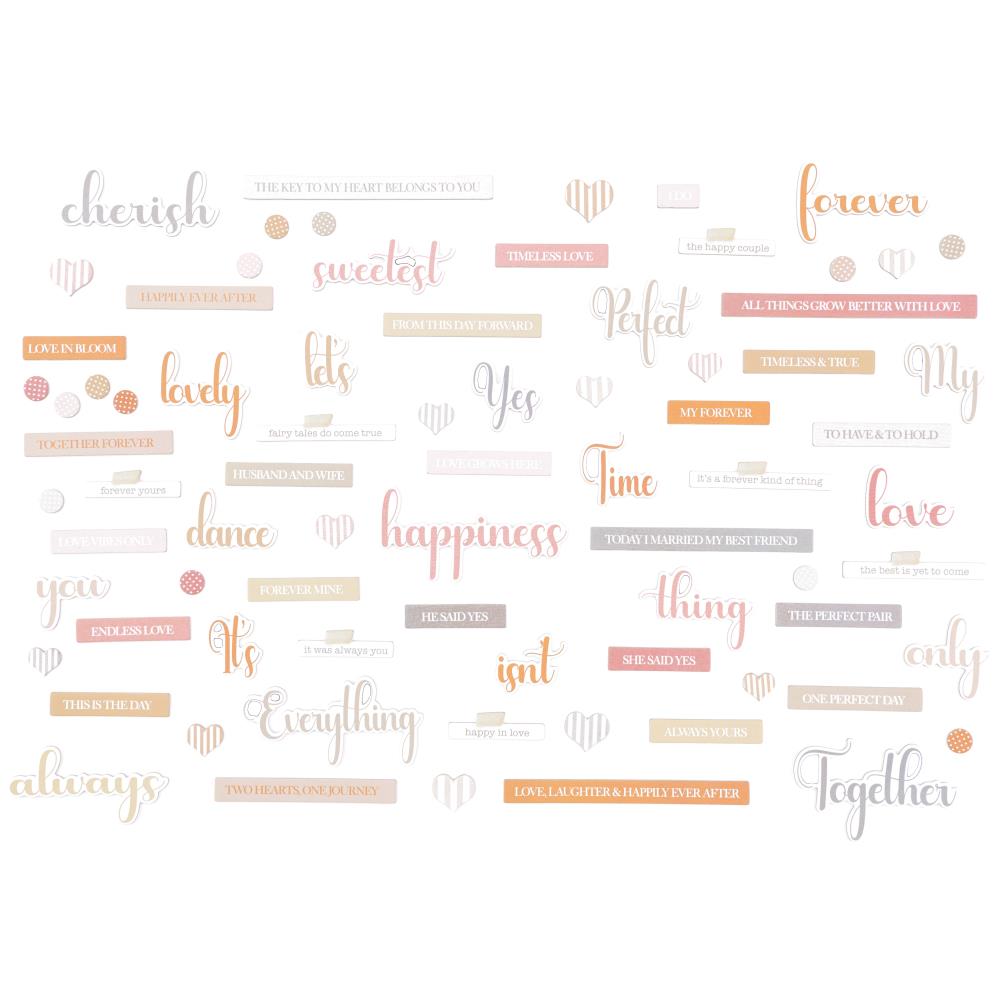 One Perfect Day Chipboard Words