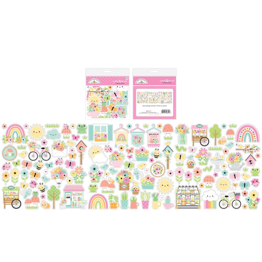 Doodlebug Odds & Ends Die-Cuts - Butterfly Kisses