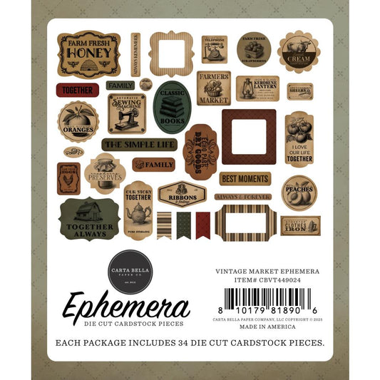 Vintage Market Ephemera - Icons