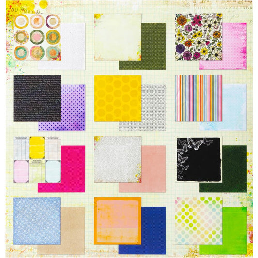 The Flower Emporium 12x12 Paper Patterns By Vicki Boutin