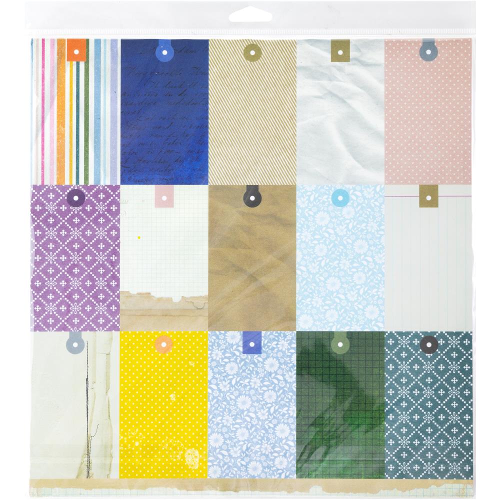 The Flower Emporium 12x12 "Starters" Paper Pack By Vicki Boutin
