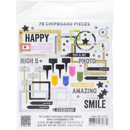 The Flower Emporium Chipboard Basics By Vicki Boutin