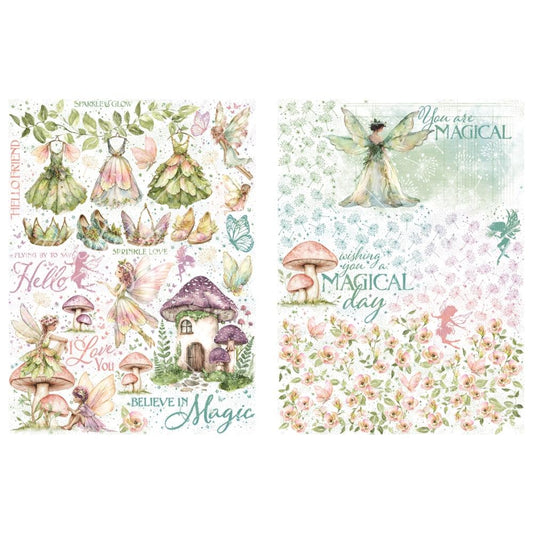 Graphic 45 Rub-On Transfers - Fairy Boutique