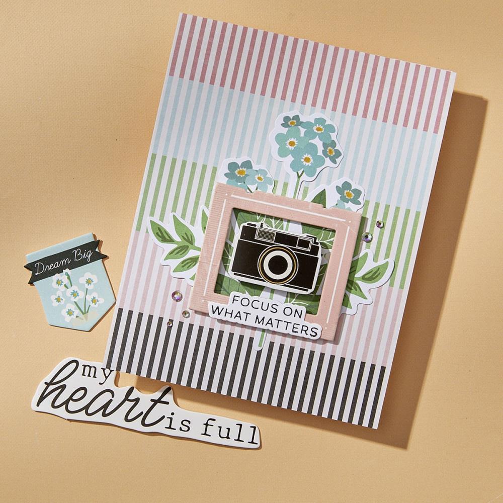 Spellbinders Cardstock Diecut Sentiments From Rosie's Studio - Hello It's Me