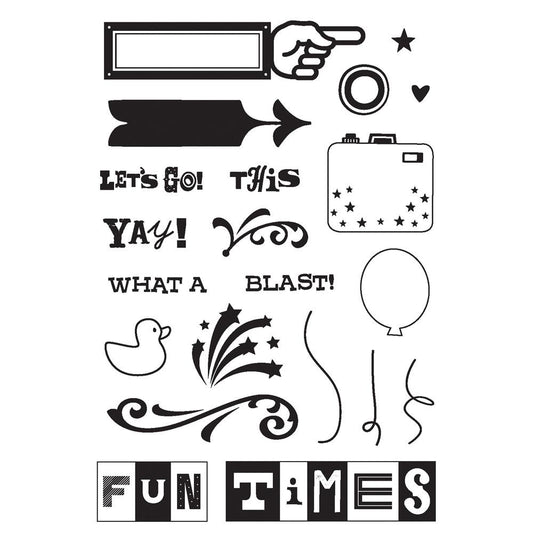 Fun Time Photopolymer Stamps - Best Day