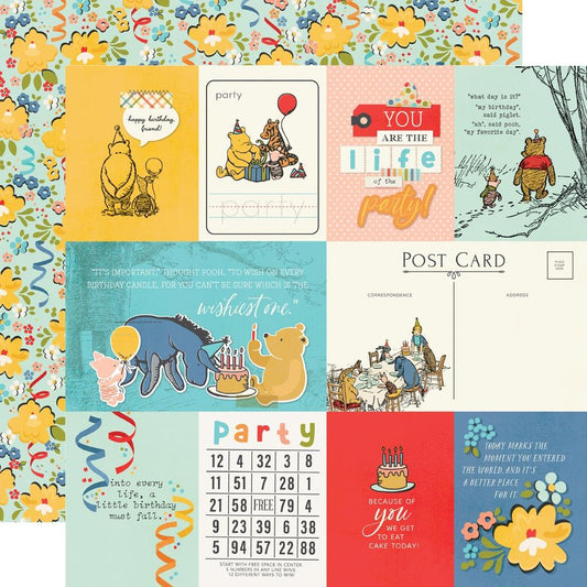 Simple Stories Collection Kit 12"X12" - Say Cheese Classic Pooh Birthday