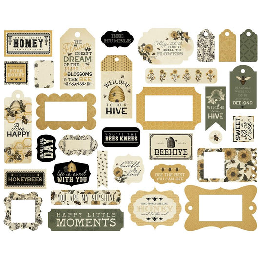 Honey Bee Ephemera - Frames & Tags