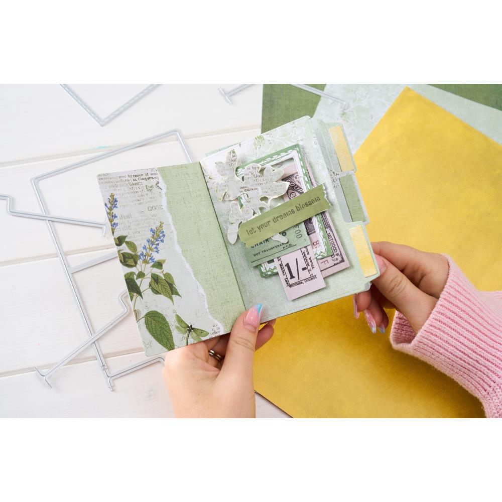 Sizzix Thinlits Die Set 15Pk, Snap and Swap File Folders by 49 and Market