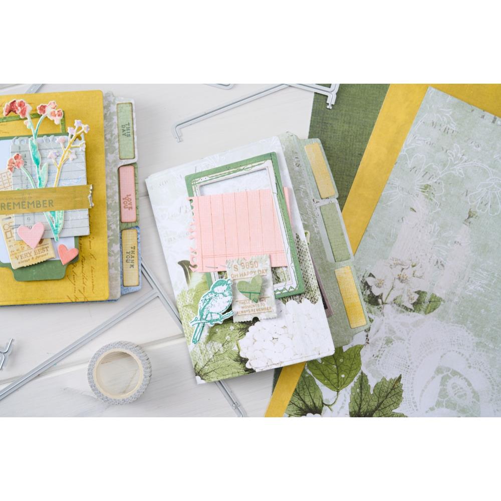Sizzix Thinlits Die Set 15Pk, Snap and Swap File Folders by 49 and Market