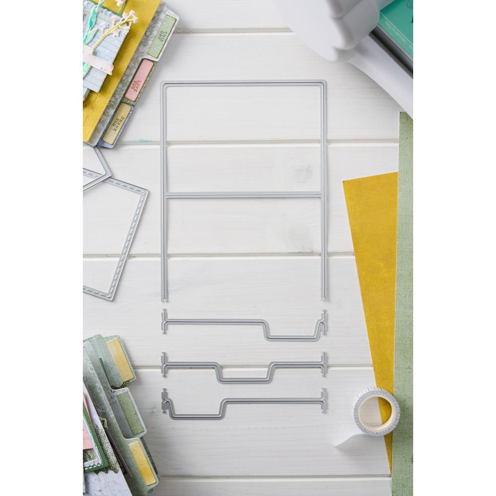 Sizzix Thinlits Die Set 15Pk, Snap and Swap File Folders by 49 and Market