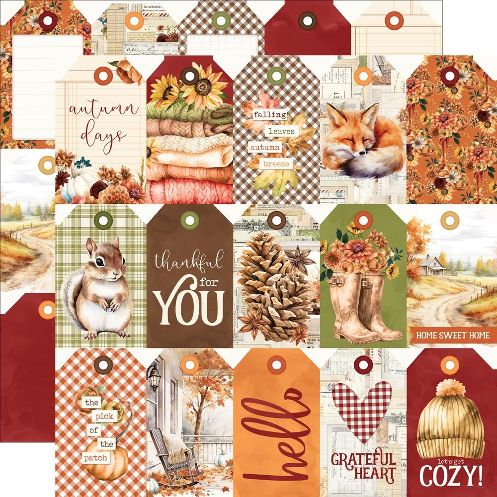 Simple Stories Collection Kit 12"X12" - Simple Vintage Autumn Breeze