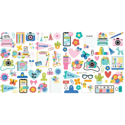 Bella Blvd Cardstock Ephemera Icons - Documented