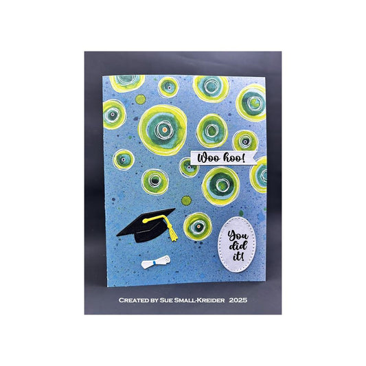 Karen Burniston Clear Stamps - Whirly Wheel Words