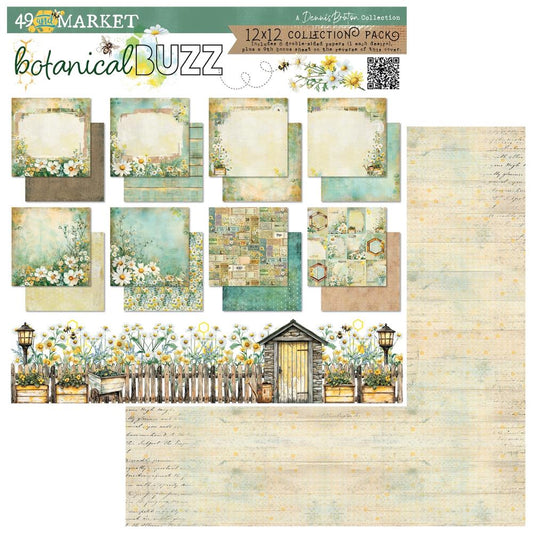 Botanical Buzz 12x12 Collection Pack by Dennis Bruton