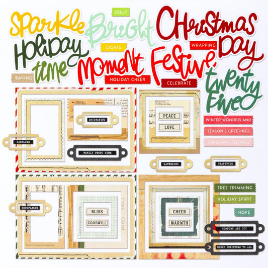 Mistletoe And Memories Chipboard Basics By Vicki Boutin
