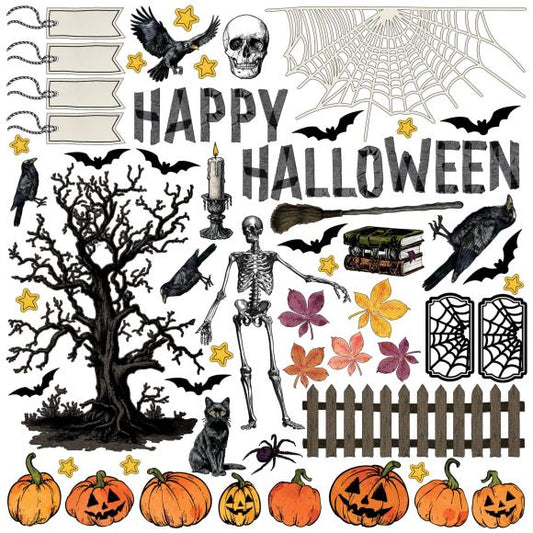 Curiosities In Willow Grove 12x12 Halloween Assortment Pack By Vicki Boutin