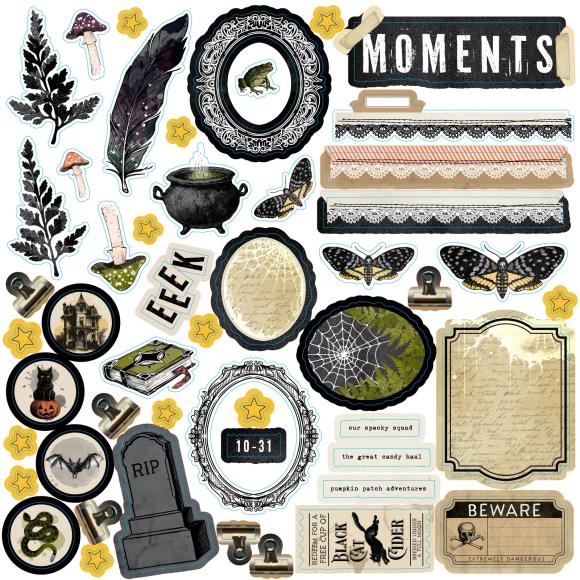 Curiosities In Willow Grove 12x12 Halloween Assortment Pack By Vicki Boutin