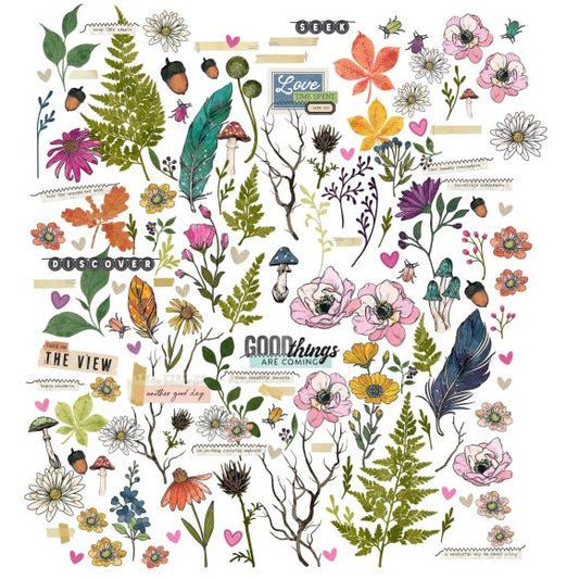 Curiosities In Willow Grove Laser Cut Foliage Elements By Vicki Boutin