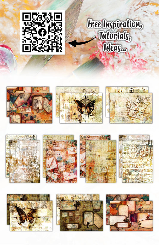 A5 Design Paper - #12 Wanderlust Whispers