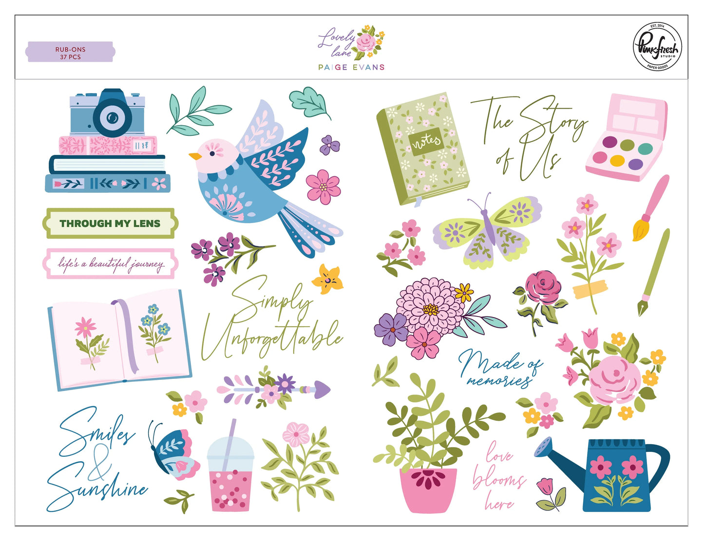 Lovely Lane: Rub-Ons