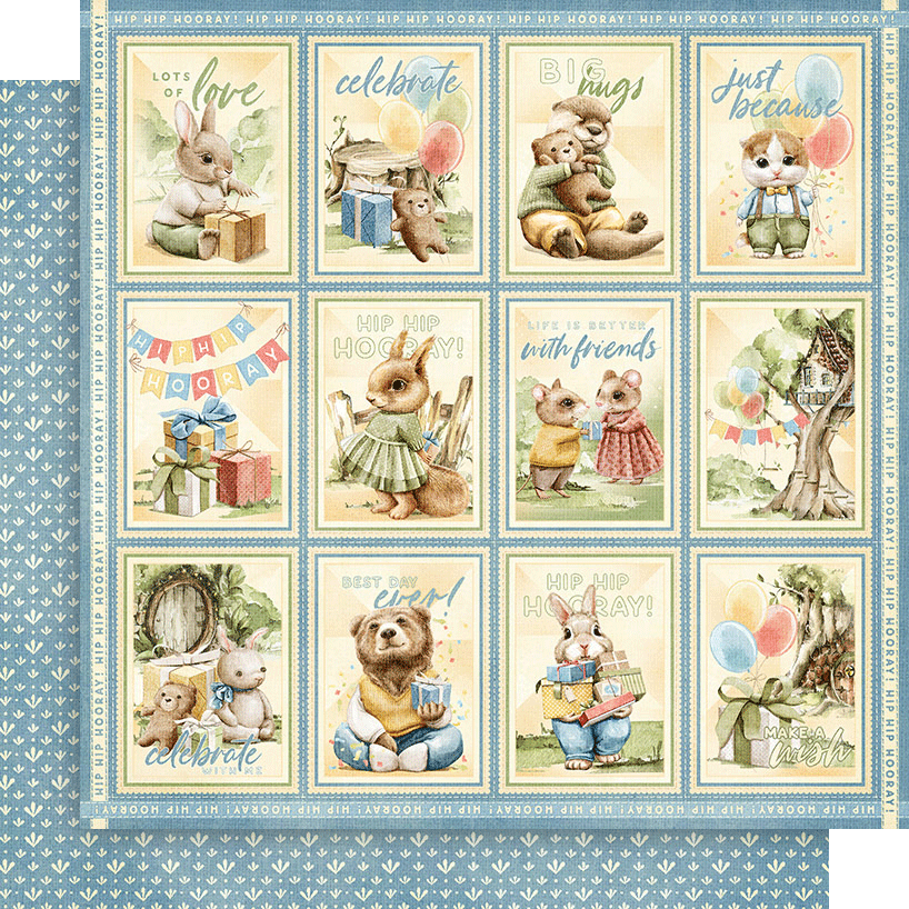 Graphic 45 Collection Pack 12"X12" - Hip Hip Horray