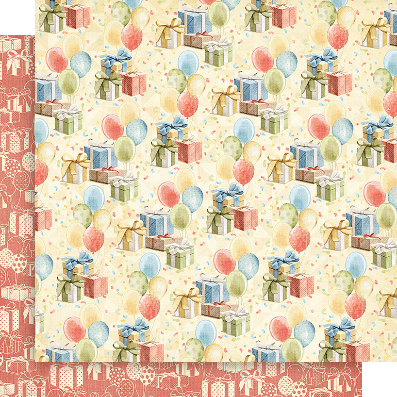 Graphic 45 Collection Pack 12"X12" - Hip Hip Horray
