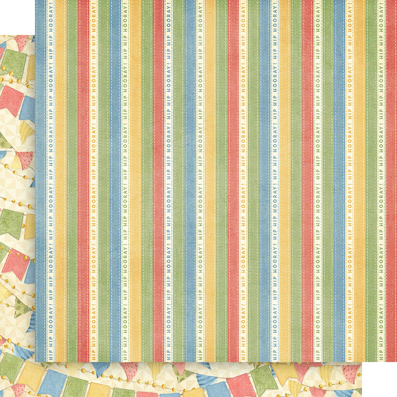 Graphic 45 Collection Pack 12"X12" - Hip Hip Horray