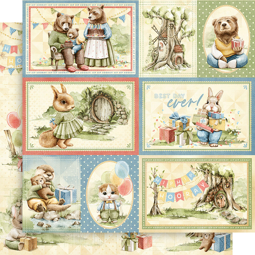 Graphic 45 Collection Pack 12"X12" - Hip Hip Horray
