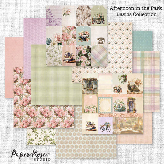 Afternoon in the Park Basics 12x12 Paper Collection
