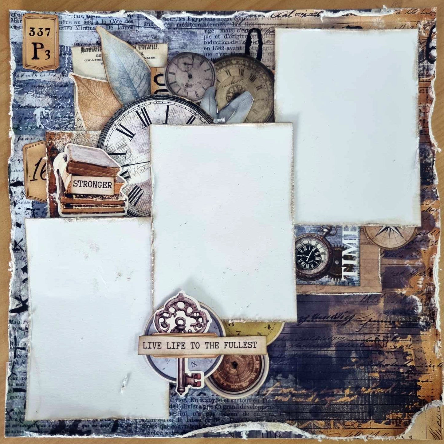 3Quarters Designs - Eclectic Clockwork - 12"x12" Pack