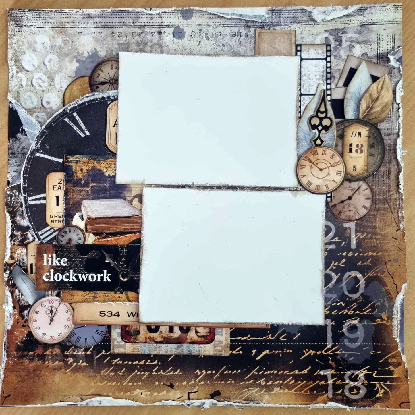 3Quarters Designs - Eclectic Clockwork - 12"x12" Pack