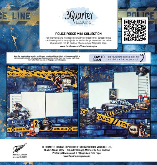 3Quarters Designs - Police Force - Mini Collection + Mini Tuck n Plays