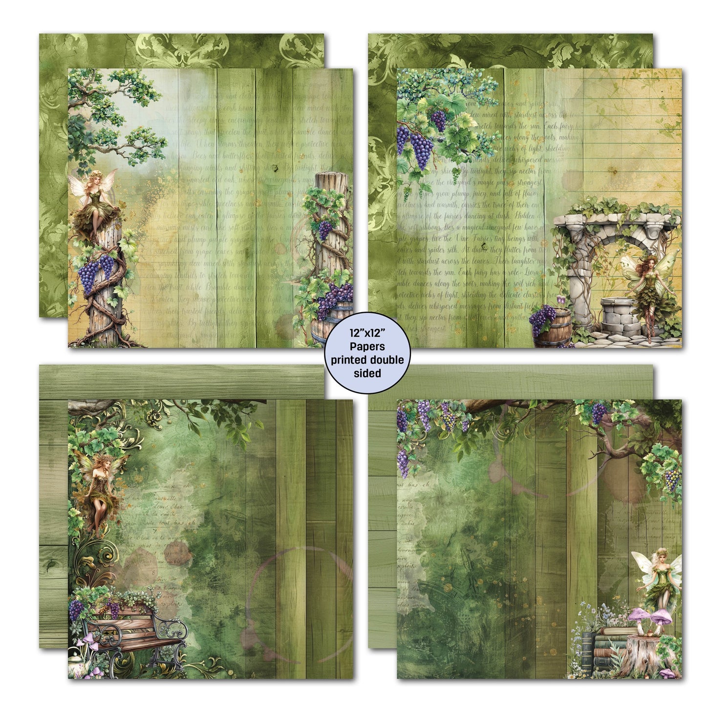3Quarters Designs - Magical Vines - 12"x12" Pack