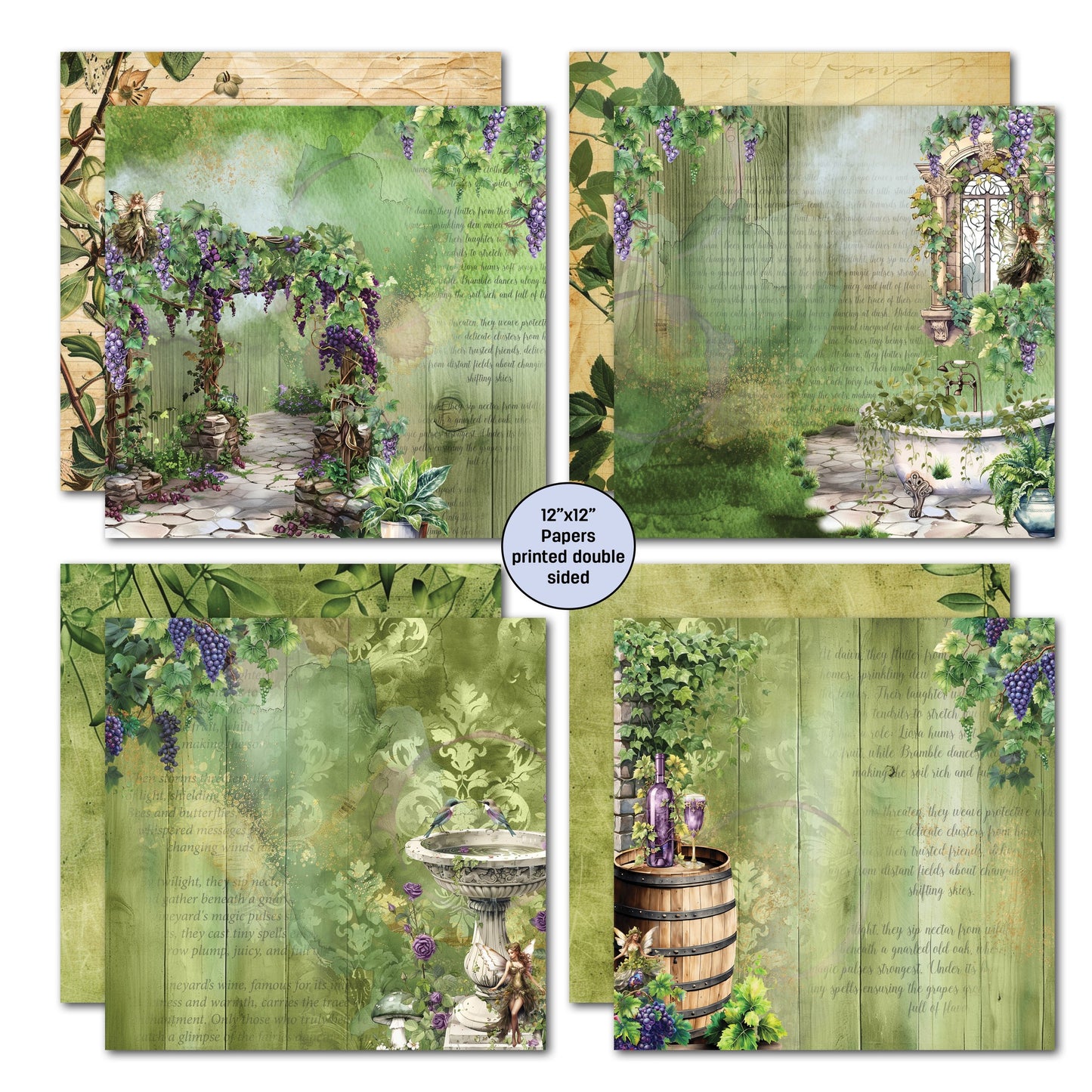 3Quarters Designs - Magical Vines - 12"x12" Pack